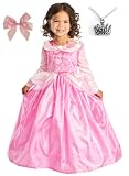 Sleeping Beauty Dress with Wondercharms Necklace - LARGE (5-7)