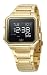 Adidas Adh1830 Unisex Digital Stainless Steel Bracelet With Gold Ip Plating Watch