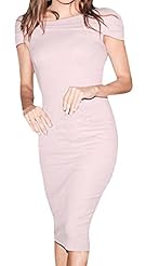 Sexy Polyester/Spandex Vintage Wrap Fitted Bodycon Dress 