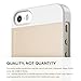 iPhone SE case, elago® [Outift][White / Champagne Gold] - [Premium Hybrid Construction][Aluminum][Spark Design Award] - for iPhone SE/5/5S