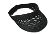 DISCONTINUED Wavy Opaque and Sheer Visor in Black or Tan