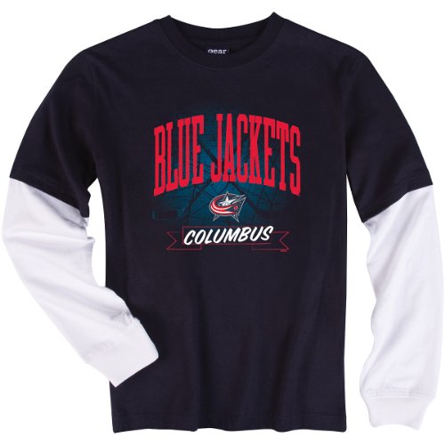 Gear For Sports Columbus Blue Jackets Youth Layer Long Sleeve T-Shirt Small