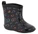 Capelli New York Shiny Painters Peace Love Toddler Girls Racer Body Jelly Rain Boot