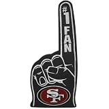 NFL San Francisco 49ers #1 Fan Foam Finger - Black