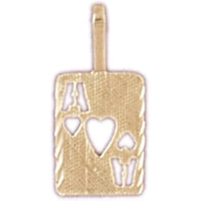 Cheap Girls Jewelry Dazzlers Solid 14k Gold Ace Heart Charm Pendant Available in three colors from jewelsberry (weights: 0.6 grams only) For Sale Cheap Girls Jewelry Dazzlers Solid 14k Gold Ace Heart Charm Pendant Available in three colors from jewelsberry (weights: 0.6 grams only) For Sale