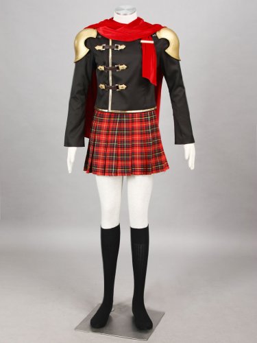 Final Fantasy Type-0 Cosplay Costume - the Suzaku Peristylium Class Zero Member - the Flute Wielder Deuce 1st Verion Set XX-Large-image
