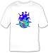 T-shirt with gown, globe, cap, graduation, graduates, celebrate