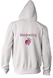 Skateboarding Princess Youth Zippered Hooded (Hoody) Sweatshirt Fleece Jacket in Various Colors