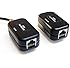 USB Over CAT-5E/CAT-6 Extender with Power Adapter - Extended up to 196 Feet (60 Meter)