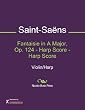 Fantaisie in A Major, Op. 124 - Harp Score - Harp Score Sheet Music (Violin Harp)