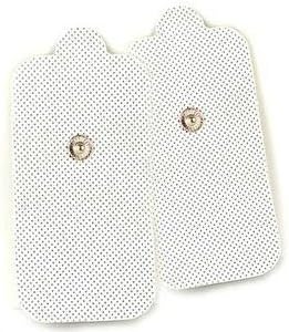 12-pack of Extra Large Self-Adhesive snap-on Replacement Pads for Tens Units and Handheld Massagers