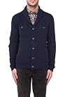 Penguin Men's 5 Button Shawler Cardigan XL Blue