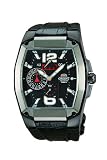 Orient Men's 23 Jewels Automatic with Power Reserve Indicator Date and Small Second Hand Black Watch #CEZAE002B