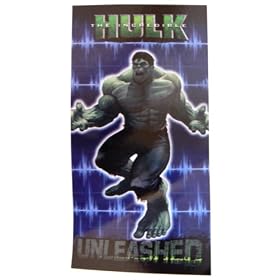 Marvel The Incredible Hulk Towel - Beach / Bath Towel