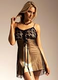 Coco Box Hollie Lace Chemise & Thong Set