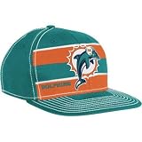 Miami Dolphins Reebok 2011 Sideline Player Pro Shape Flat Brim Flex Hat - Small-Medium