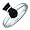 Sterling Silver Stackable Expressions Polished Black Enameled Cat Ring, Size 5