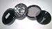 SHARP CRUSHER CNC SPACE Aluminum Tobacco SPICE HERB Grinder Magnetic CASE (4parts) + FREE POLLEN SCRAPPER