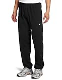 Champion Mens Closed Bottom Jersey Pant, Black, Medium