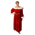 Fancy Mrs. Claus Dress Adult Plus - Winter Holiday Classics Costume