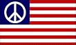 NEW 3x5 USA American Peace Flag 3ft x 5ft Large Banner