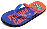 NCAA Florida Gators Spirit Flip Flops, Royal, Medium at Amazon.com