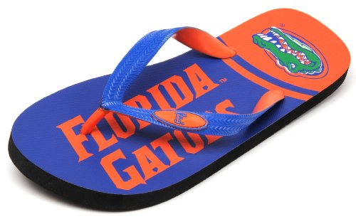 NCAA Florida Gators Spirit Flip Flops (Royal, Medium)