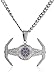 Star Wars Jewelry Unisex X1 Stainless Steel Chain Pendant Necklace, 24