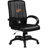 Home Office Chair with MLB Logo Panel Team: Baltimore Orioles