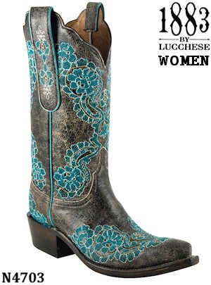 Lucchese 1883 Aviator Calf Lisbon N4703 Womens