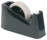 5 Star Tape Dispenser Desk Weighted Non-slip Capacity 25mm Width Black - Ref 920136