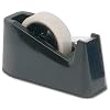 5 Star Tape Dispenser Desk Weighted Non-slip Capacity 25mm Width Black - Ref 920136