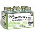 Ball #68100 6PK 1/2GAL W/M Jar
