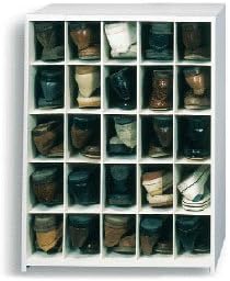 Men's Shoe Rack By Cubbies Unlimited: Open Unit W/ 25Pr, White 025