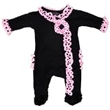 Mud Pie Dot Ruffle Romper (size 0-6 Months)