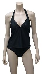 Women's Halter Tankini With Soft Padding Swimsuit by Eliana