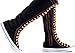 New Fasion Women Canvas Sneakers Punk Flat Skatter Knee High Lace up Shoes