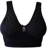 CITY BRAS Ultra comfort cotton overhead vest Black CROP TOP- All sizes