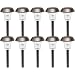 Westinghouse 107109-78  10 Piece Spector Solar Lights Set, Remington Bronze