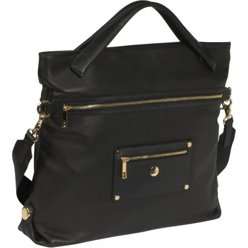Knomo Oria 13 Leather Laptop Cross-Body Shopper