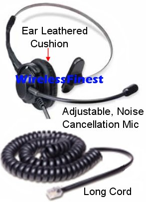 Replacement T100 Headset Headphones Ear Phone for Nortel Networks Nt Nothern Telecom Meridian PBX Norstar M7208 M7310 M7324 T7208 T7316 M7900 Nec Electra Elite DTU DPT Series E Mitel Siemens Rolm Polycom Toshiba Avaya Lucent Voip Ip Telephone NEW