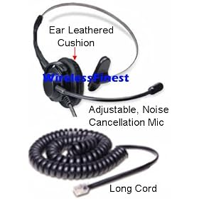 Replacement T100 Headset Headphones Ear Phone for Nortel Networks Nt Nothern Telecom Meridian PBX... by