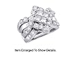 Stunning 14k. Solid Gold 3.00 ctw. Genuine Diamond Bridal Ring Set ** Top SI GH Quality **