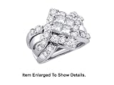 Stunning 14k. Solid Gold 2.00 ctw. Genuine Diamond Bridal Ring Set ** Top SI GH Quality **