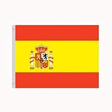 Valley Forge Nylon 3-Foot by 5-Foot Spain Flag