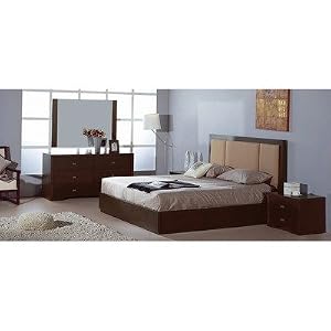 Atlas Six Drawer Storage Bed with Taupe Fabric Headboard in Wenge Size: Full Atlas Six Drawer Storage Bed with Taupe Fabric Headboard in Wenge Size: Full
