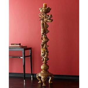 JohnRichard Collection DRAGON CANDLEHOLDEREA