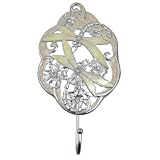 Bejeweled Dragonfly Wall Hook - Beige - 7.5