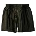  : Silk Boxers - L - Charcoal Stripes - Royal Silk Boxer Shorts
