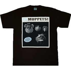 Muppet Meet the Muppets! Album Black T-Shirt Tee